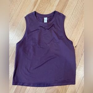 lululemon ultra light waist length tank top GRAPE THISTLE